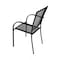 Holland Bar Stool Co Outdoor 470 Willow 18-in. Chair, Black Wrinkle Finish OD470-18 - alternate 4